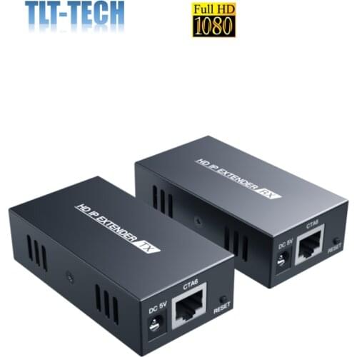 NEW 200M HDMI Over IP Network Extender 1080P HDMI Transmitter by RJ45 CAT5 CAT5e CAT6 LAN Extensor 656ft Like HDMI Splitter