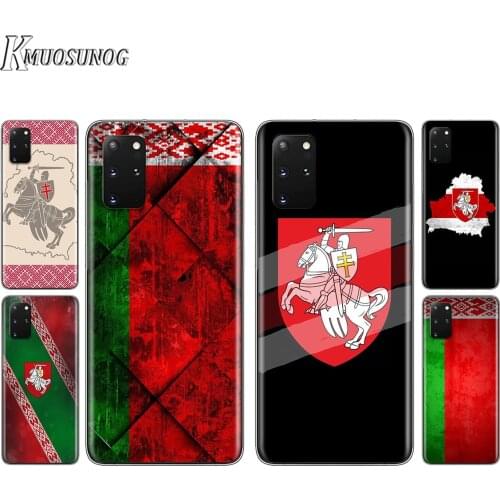 Belarus flag For Samsung S20 FE A91 A81 A72 A71 A52 A51 A42 A41 A32 A31 A21 A12 Lite Transparent Phone Case