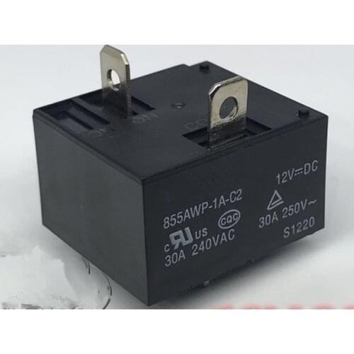 855AWP-1A-C2 12v 30a Air conditioning water heater relay 240VAC 250V 4pin 5pcs