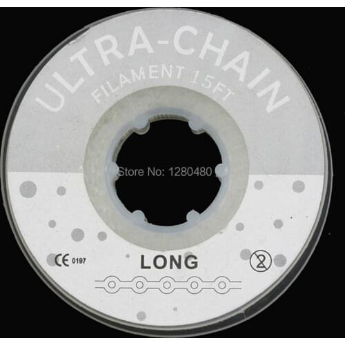 High Strength Dental Orthodontics Rubber Spool Elastic Ultra Power Chains Transparent Color Long Type Dentist Materials