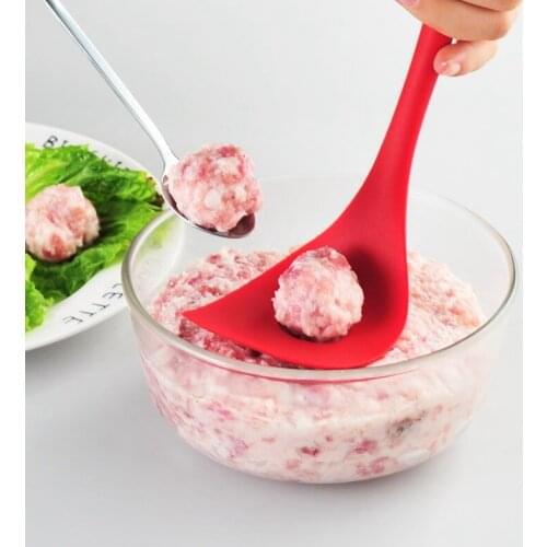 1Pcs Meatball Maker Spoon Silicone Meatball Maker Non-Stick Creative Meat Ball Spoon Meat Tools Kitchen Gadgets Accessories