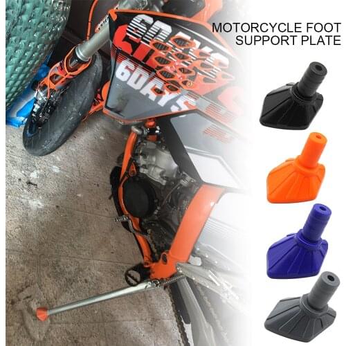 1 Pc Brand New Motorcycle Side Stand Base Kickstand Foot Holder Pad Plate Fit For Husqvarna 125-501 TE/FE/TX/FX