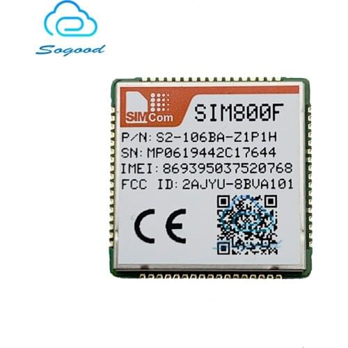 10pcs/lot SIMCOM SIM800F Quad-band 850/900/1800/1900MHz GSM/GPRS LCC SMT Module SMS 100% New&Original replace SIM900