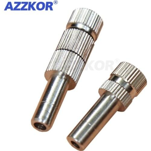 AZZKOR 10pcs Mist Cooling Slip Lock Nozzle 8mm Low pressure Micro-nozzles Quick Plug Connectors Garden Irrigation Sprayers