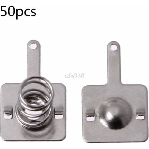 100pcs Battery Battery shrapnel AA or AAA battery spring 5 No. positive and negative contact pieces 50pairs S09 Drop Ship