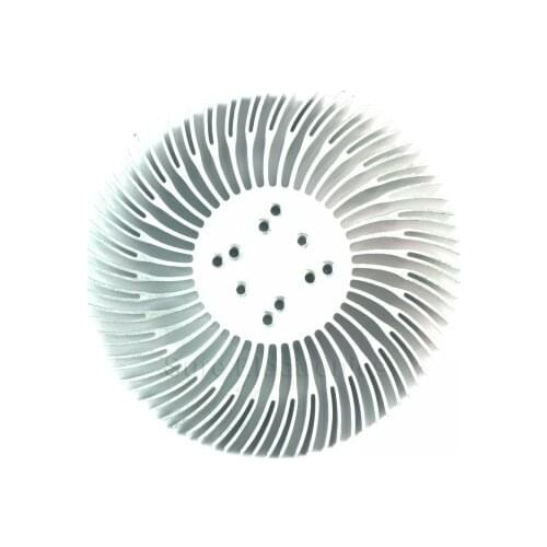 2PCS/lot 3/5/10W high power sunflower circular fin leds aluminium radiator 90*12.7mm with screw radiator for 1-10W LED