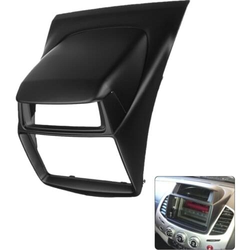 Car DVD Stereo Radio Panel Fascia Frame Mounting Kit for Mitsubishi Pajero Sport Triton L200 2014