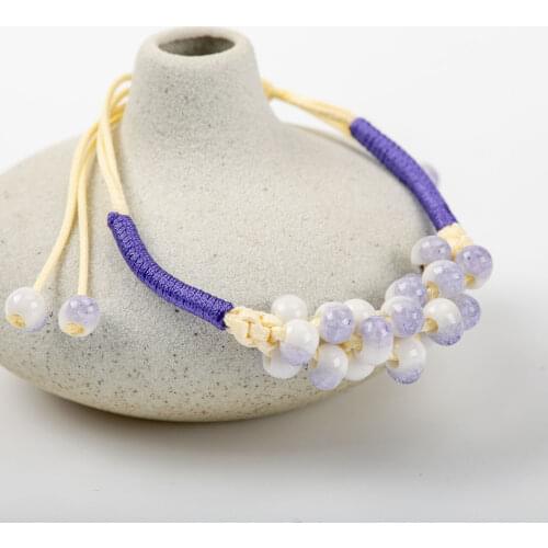 Ceramic Beads Hand-made Bracelets Boho Ethnic Bangles Braelets For Women DIY Jewelry #GY364