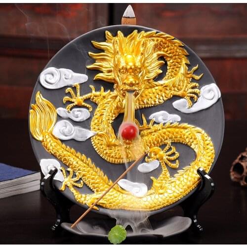 GOOD HOME Company SHOP TOP Efficacious Spiritual ART Money Drawing thriving business Lucky Royal gold Dragon FENG SHUI mascot