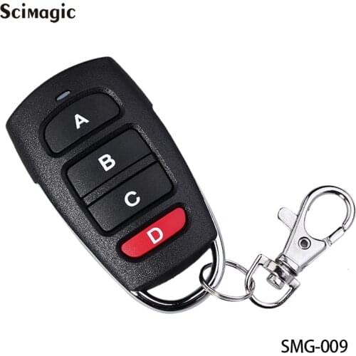 433MHz Remote Control 4 Channe Garage Gate Door Opener 433.92MHz Duplicator Clone Cloning Fixed Learning Code Car Key