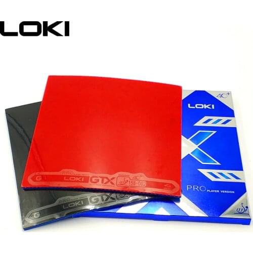 LOKI GTX Professional Sticky Table Tennis Rubber Strong Spin High Elastic Blue Sponge Pips In Pingpong Rubber for Attack Loop