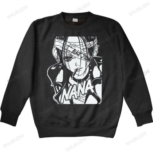Fashion Men hoody Manga Nana Osaki long sleeves Cotton hoodie O-neck Streetwear hoody Japanese Anime Harajuku hoody Tops