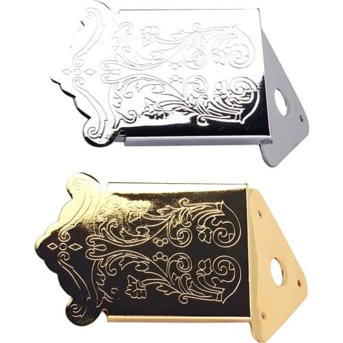 Durable Metal Tailpiece Bridge DIY for Cigar Box Guitar Mandolin Accessory