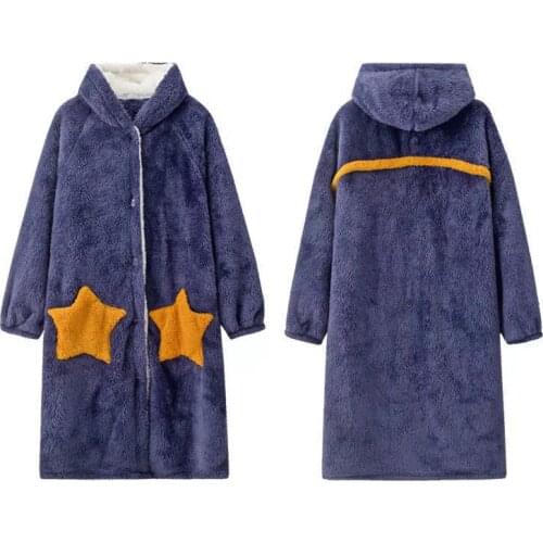 Oversized Hoodie Sweatshirt Fleece Sweat Blanket with Sleeve Winter Jacket Women Hooded Coat Plush Giant Wearable Hoodies Women