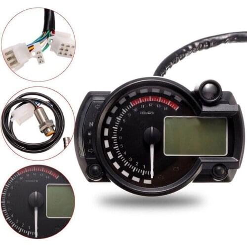 Motorcycle general LCD instrument, automobile SUV two-color adjustable speed electronic digital display odometer speedometer