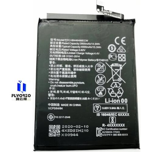 100% Brand new 4000mAh HB446486ECW Battery For Huawei P smart Z/honor 9X/honor 9X Pro/Nova5i/Enjoy 10 Plus Mobile Phone