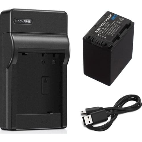 Battery Pack + Charger for Sony Handycam HDR-PJ600V, PJ610, PJ620, PJ630V, PJ650, PJ650V, PJ660, PJ660V, PJ670, HPJ675, PJ680