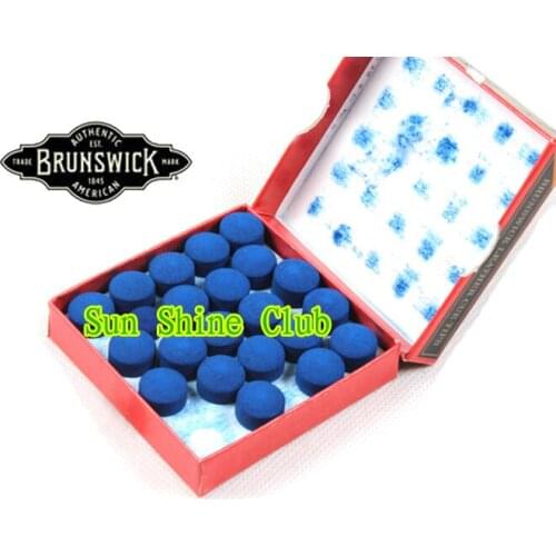 Free shipping!!! 10pcs/lot Original Brunswick blue diamond billiard and snooker cue tips 13MM