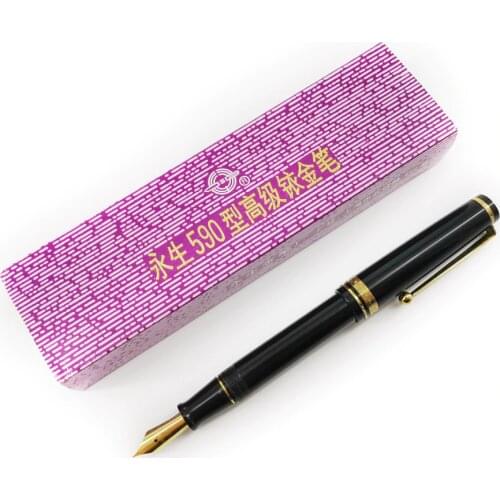 Wings 590 Wing Sung Young Sheng 1980s 80s Large fountain pen full plastic nostalgic classic pen Antique collectibles