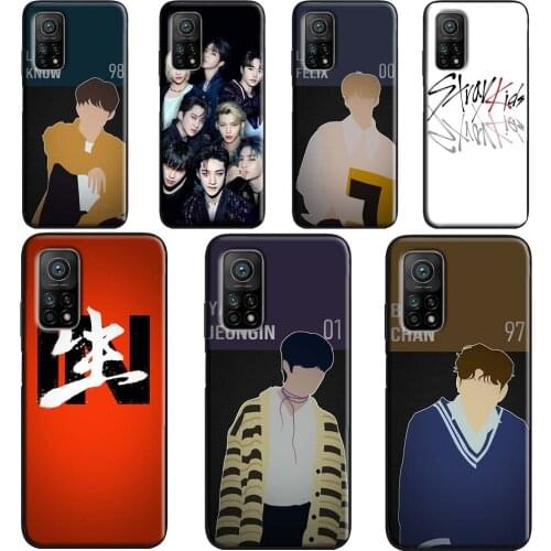Stray Kids Hyunjin BangChan Felix Case For Xiaomi Mi 11 Ultra 9 10 Note 10 Lite Mi 10T Pro Back Cover For POCO X3 Pro M3 F3