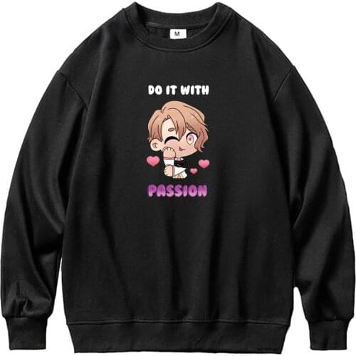 Obey Me Shall We Date Anime Hoodie Female Oversized Crewneck Hoodies Kawaii Harajuku Fleece Sweatshirts Winter Clothes Women