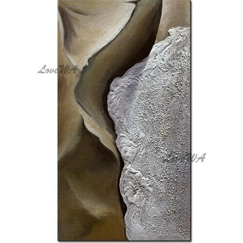 Heavy Textured Acrylic Art Design Pure Handmade New Abstract Oil Painting Wall Hangings Decorative Canvas Wall Art Quality