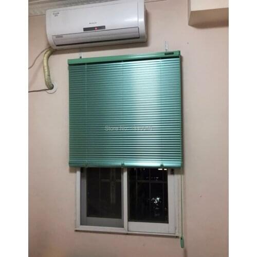 Fashion curtain blinds Green color window roller blinds Aluminium alloy roller blinds blackout for Office/living room/bedroom