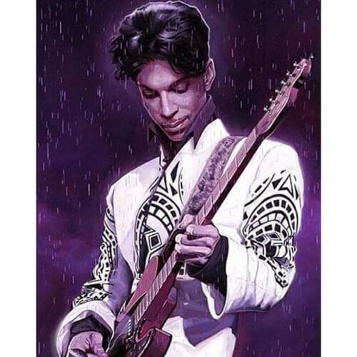 New Diamond Painting Embroidery Handsome singer Prince purple rain round&square ross Rhinestone Mosaic Painting Home Decor