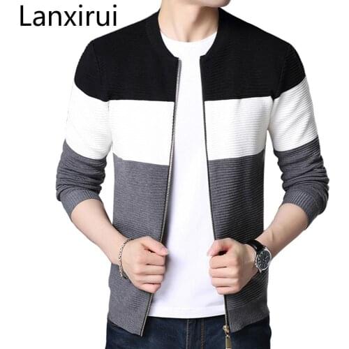 New Arrival Thick Sweater Men Famous Brand Clothing Men Cardigans Male Casual Zipper Sweaters Male Christmas Sweater