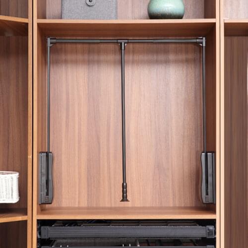 Wardrobe Lifting Clothes Hanger Damping Cushion Pull Rod Lifting Clothes Hanger