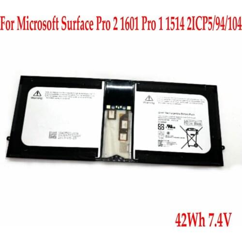 High Quality 42Wh 7.4V P21GU9 Laptop battery For Microsoft Surface Pro 2 1601 Pro 1 1514 2ICP5/94/104