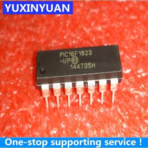 YUXINYUAN PIC16F1823-I/P PIC16F1823 16F1823 DIP14 1-10pcs/lot