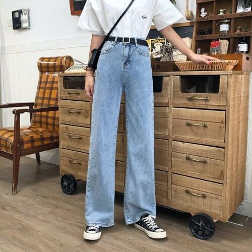 Cheap wholesale 2019 new autumn winter Hot selling womens fashion casual Denim Pants FW1553