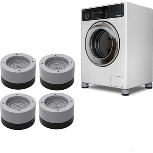 4 PCS Foot Pads Washing Machine Anti Vibration Washer Feet Pad Anti Slip Rubber Foot Pad for Washing Machines and Dryers