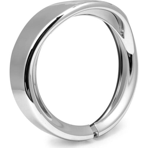 7" Motorcycle LED Headlight Lamp Trim Ring Bezel Visor Fit For Harley Touring Road King Electra Glide softail FLD/FLH