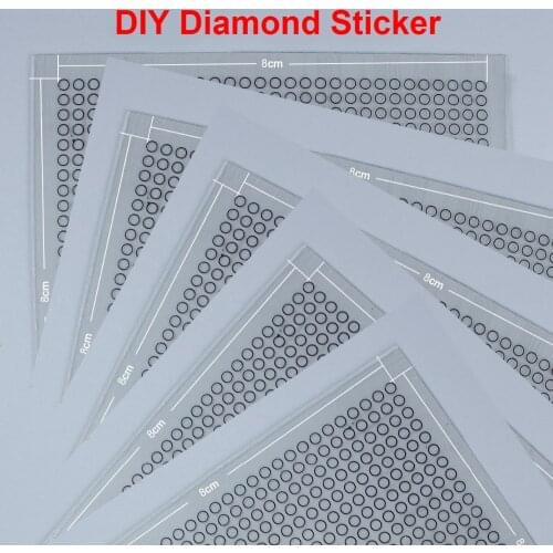 Diamond Embroidery Full Round Diamond Mosaic 29x29 Blank Transparent Diamond Sticker Pixel Art Hobby & Crafts Diamond Painting