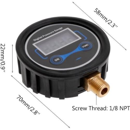 Automatic Durable High Performance 1/8NPT Car Tire Monitoring Intelligent Monitoring Vehicles Bike Digital Tire Pressure Gauge