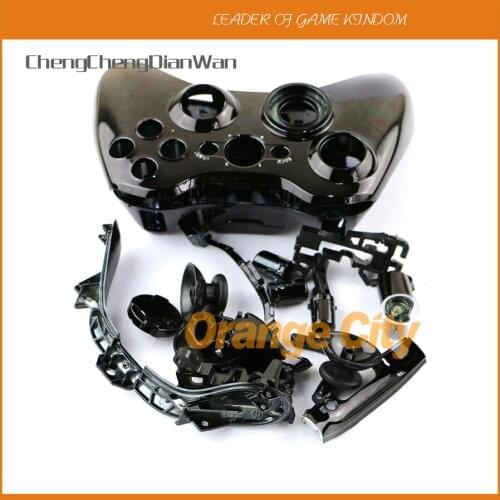 ChengChengDianWan 8 colors Chrome handle case Housing Shell Case with button for xbox360 Wireless Controller