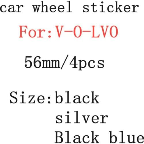 4pcs 56mm 60mm Car emblem Wheel Center hub Caps Badge covers wheel sticker car Styling accessories