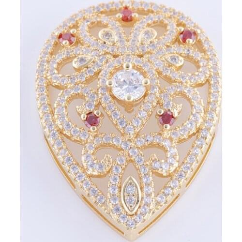 33*25mm Jewelry Findings Components Bezels For Making Stainless Steel Chain Charm Connectors Jewelry Accessories