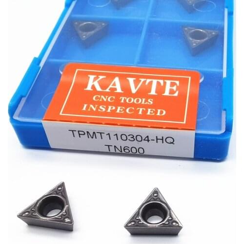 Ceramic Inserts TPMT110304-HQ TN600 TPMT110308 Turning Tools NC Center Lathe For Machining Material Ceramic Carbide Blades
