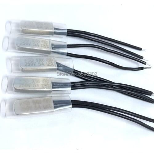 KSD9700 40C 50C 80C 45C 60C 90C 100C NO Normally Open Thermal Switch Temperature Sensor Thermostat Fuse Temp Controller 250V 5A