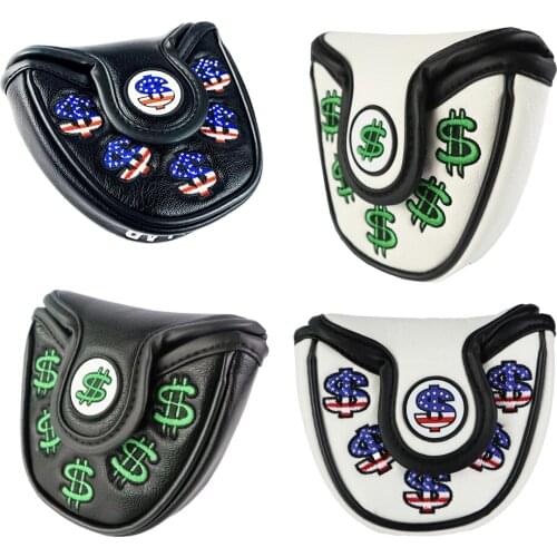 Dollar Symbol Golf Putter Headcover Club Cover Protector Golf Head Accessories
