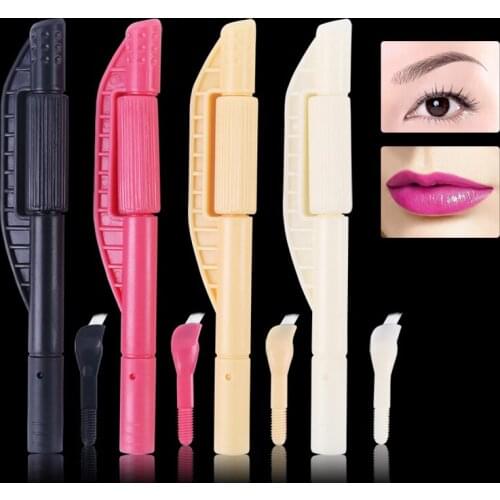 Disposable Microblading 1pc Sterilized 0.3 MM 14 Pins Eyebrow Manual Tattoo Tebori Pen Hand Tools Microblade Needles