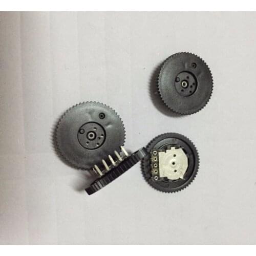 Original new 100% VT09CH dual 5pin B10K vortex gear potentiometer turntable volume switch 20MM