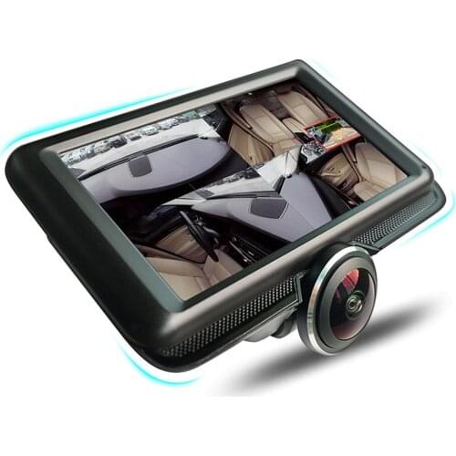 360 Degree Panoramic Driving Recorder 12V 7W Multifunction Car DVR Car Reversing Camera With Parking Monitoring Function