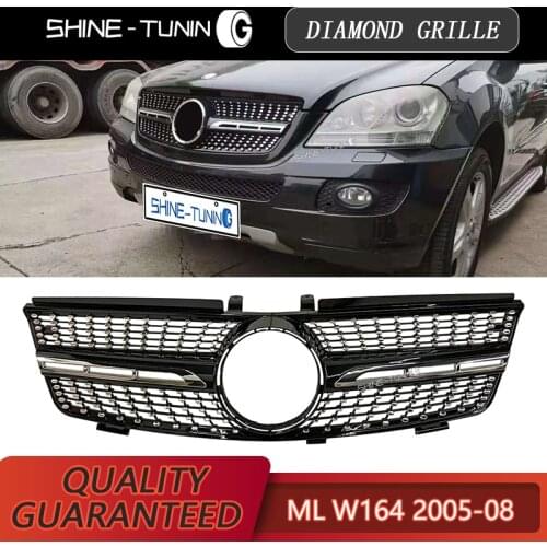 Front of the car GT grate for class ml w164 grid 2005-2008 ml300 ml320 ml350 ml400 ml500 ml430