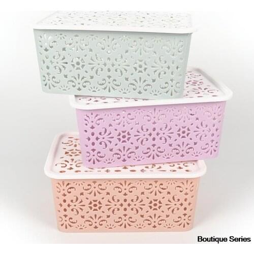 1PC 3Colors PP Hollow Underwear Bra Storage Box Drawer Closet Organizers Boxes For Scarfs Socks Cosmetic Sundries Finishing Box