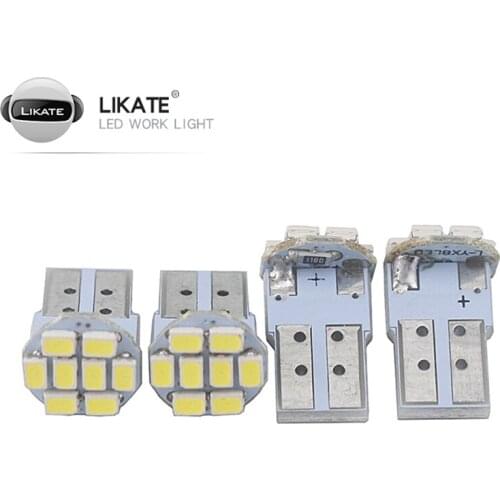 LKT Manufacturer T10-3020-8smd Led Motorcycle Lamp Width Meter Reading License Plate Lamp 1206