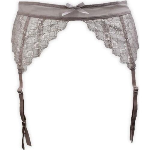 Plus size Lace Floral Bow Metal Clips/buckle women/female sexy garter belts for stocking, Fashion Lingerie underwear GA1030